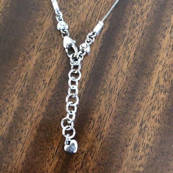 Brighton DIVINITY reversible rhinestone heart necklace - Picture 5 of 10